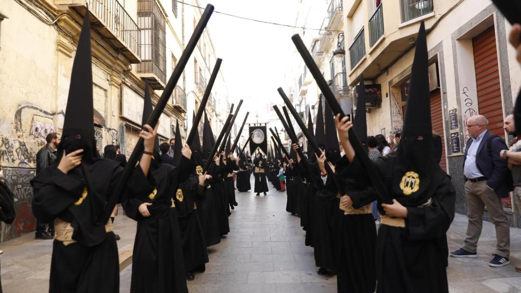 La Santa Cruz, del Jueves Santo en Málaga.