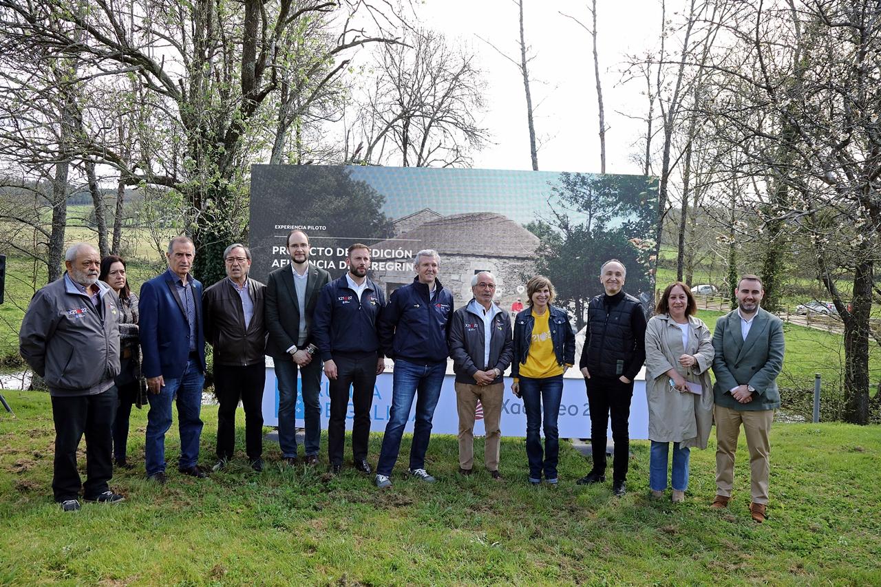 Presentación del proyecto piloto para contar los peregrinos en el Camino (Xunta).