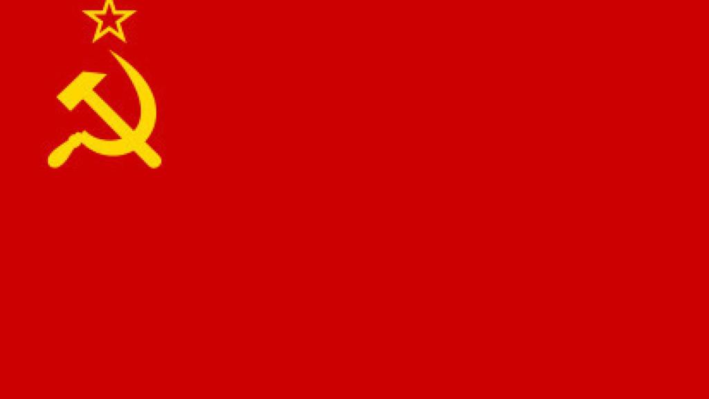 La bandera de la URSS