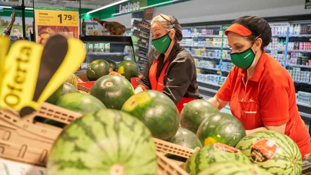 El sistema del salario bajo demanda tiene una buena acogida entre los 1.400 empleados de Covirán.