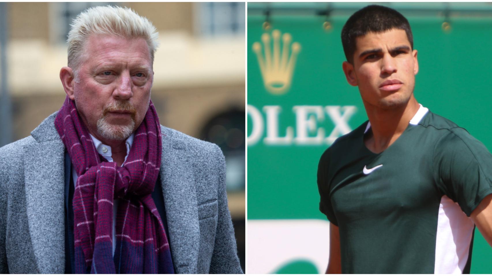 Boris Becker y Carlos Alcaraz