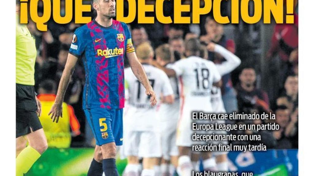 La portada del diario SPORT (15/04/2022)