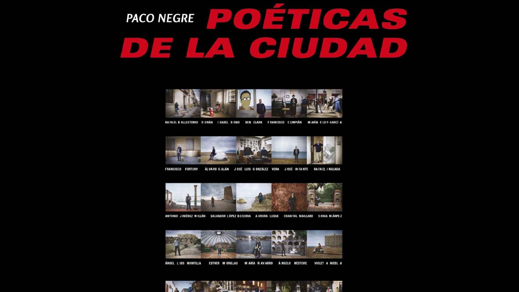 'Poéticas de la ciudad' de Paco Negre.