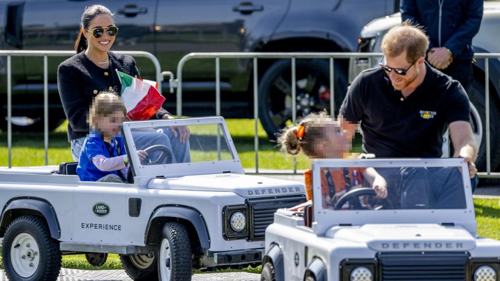 Meghan Markle y el príncipe Harry en el primer día de los 'Invictus Games'.