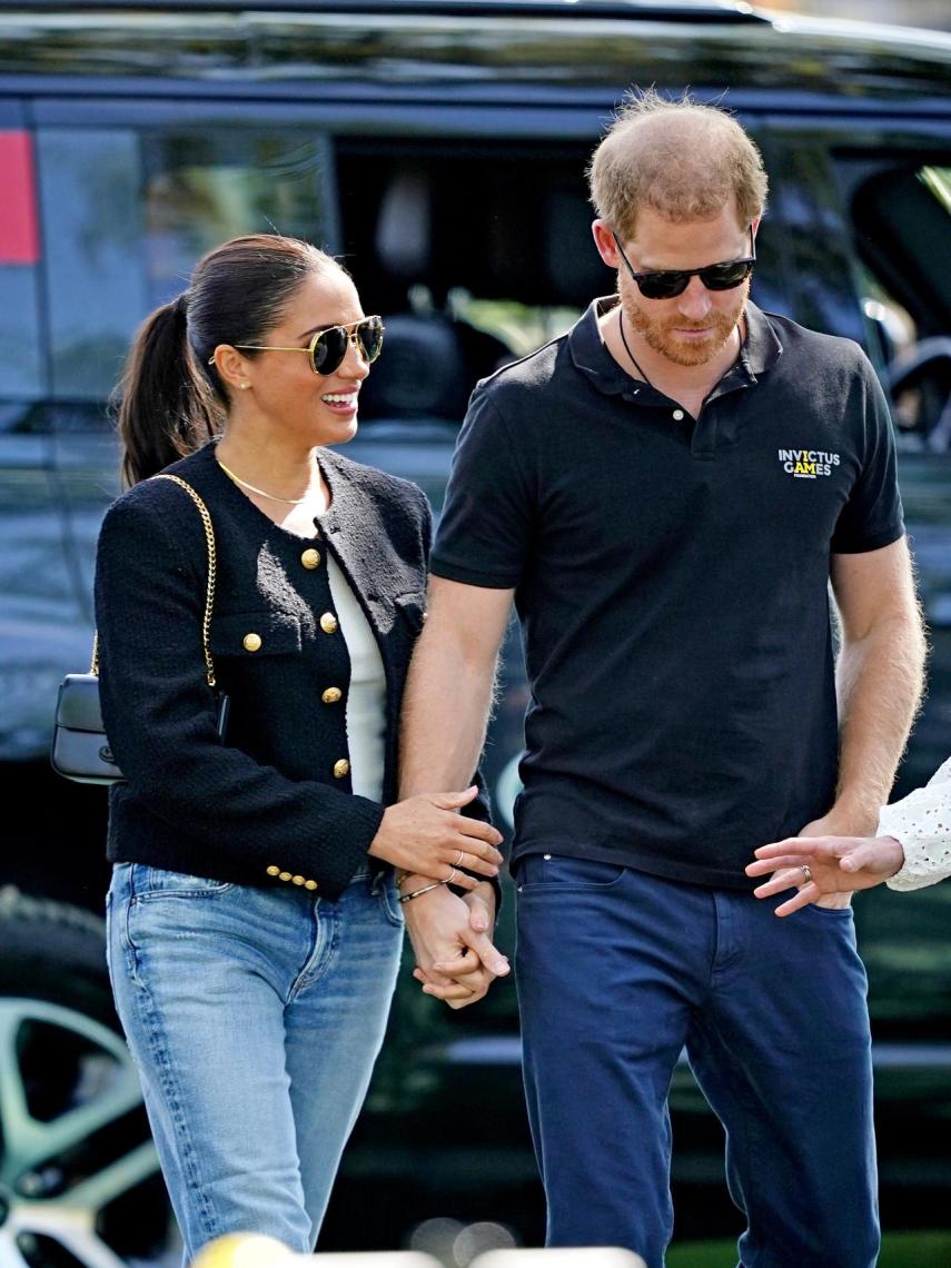 Meghan y Harry han llegado de la mano y se han intercambiado varios gestos de cariño.