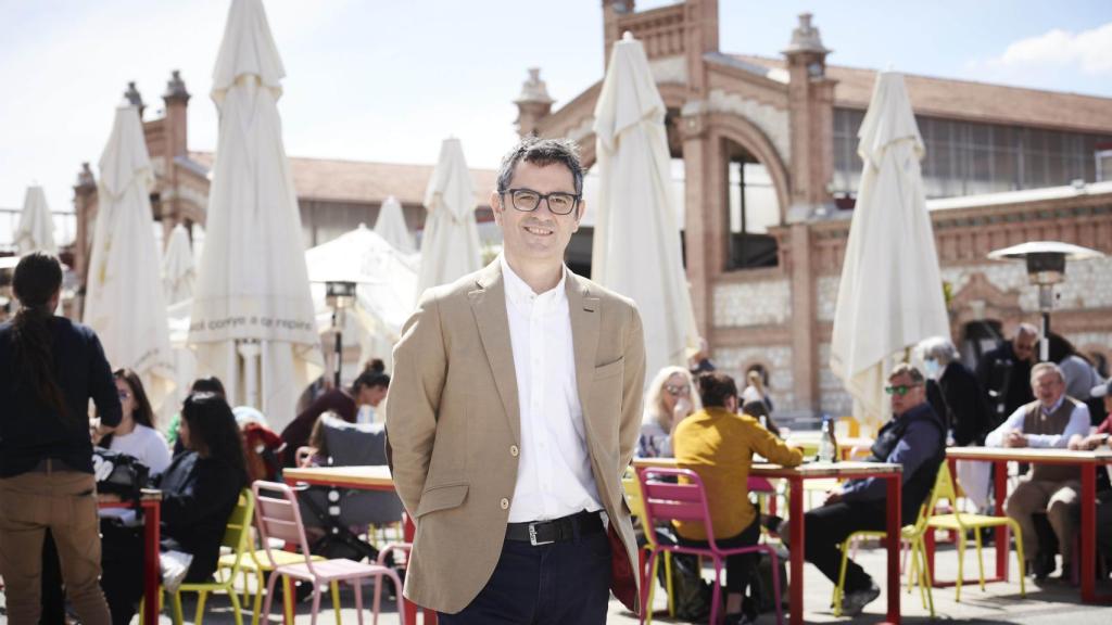 El ministro Félix Bolaños en el Matadero, durante su entrevista con EL ESPAÑOL.