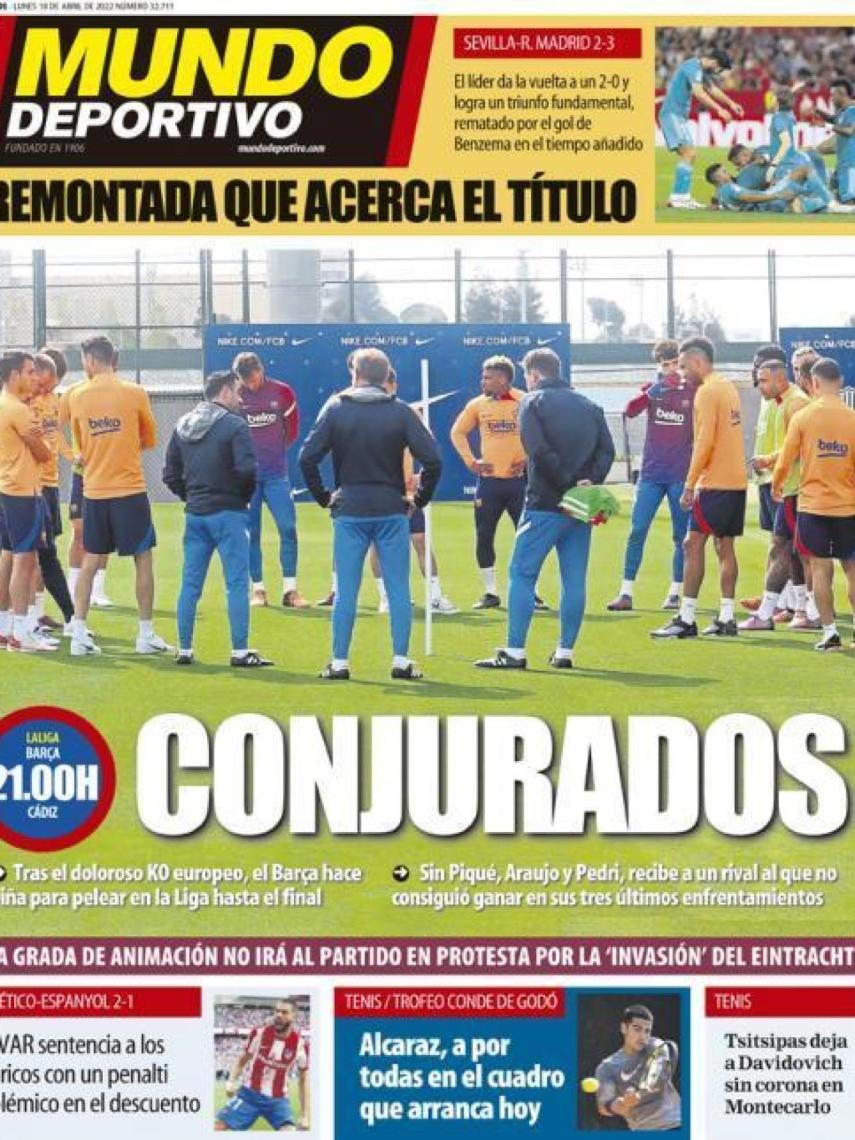 Portada Mundo Deportivo