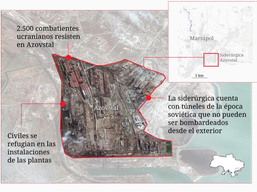 Mariúpol y la siderúrgica.