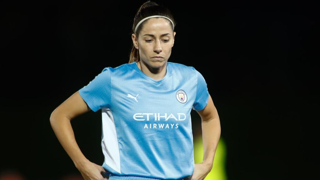 Vicky Losada durante un partido del Manchester City