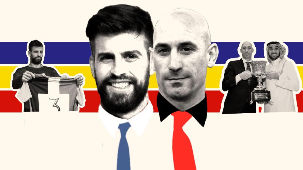 Gerard Piqué y Luis Rubiales