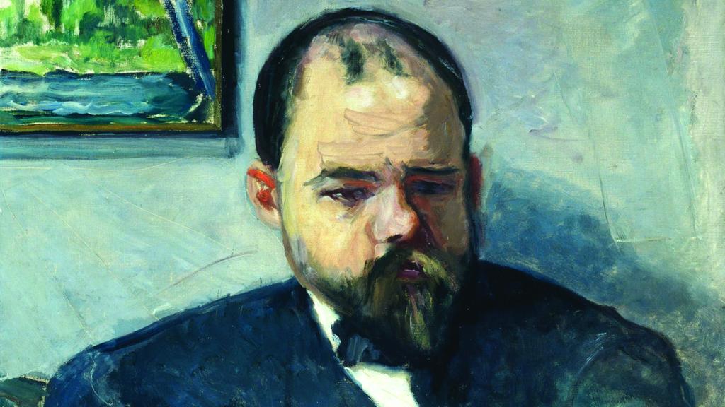 Detalle del retrato de Vollard realizado por Pierre Bonnard hacia 1904