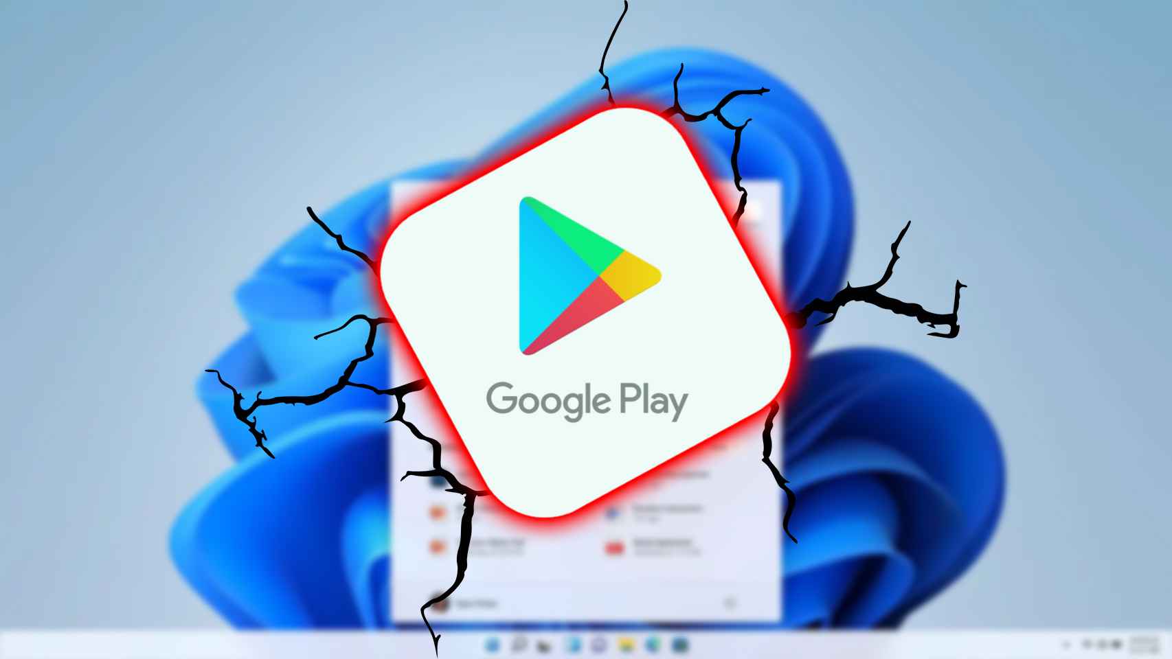 Google Play Store en WIndows 11.