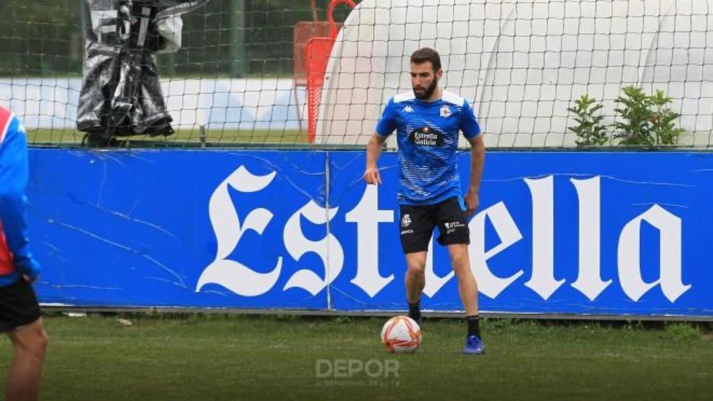 Antoñito entrenó este lunes con el Deportivo