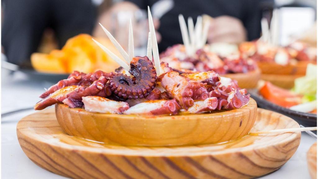 Pulpo, comida Galicia, platos típicos.