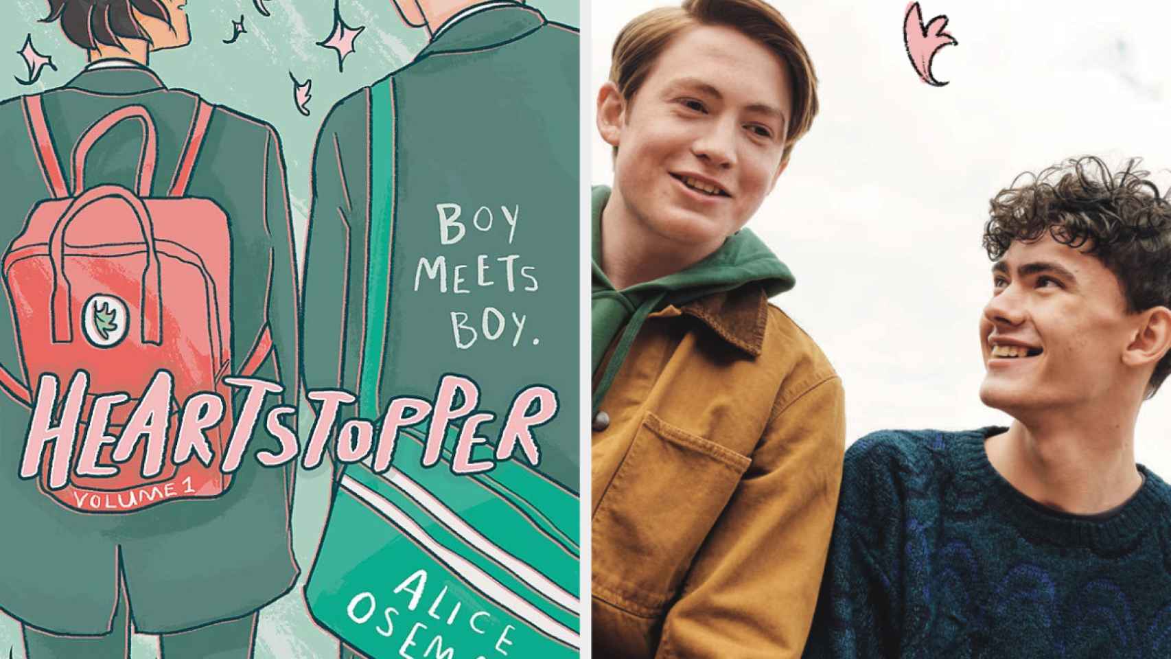 Así es 'Heartstopper', la serie de Netflix basada en los populares cómics LGBTQ+ de Alice Oseman.