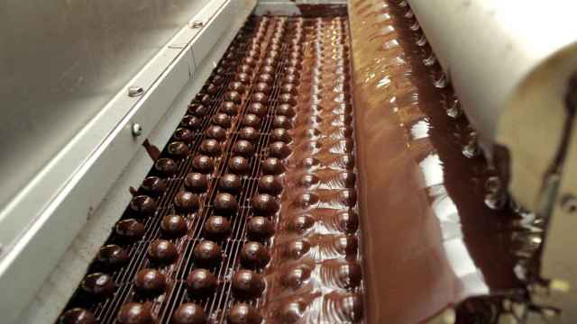 Fábrica de chocolates.
