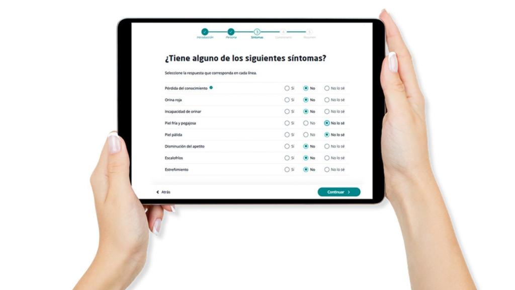 La app MiQuirónsalud ofrece nuevas funcionalidades como el evaluador de síntomas.