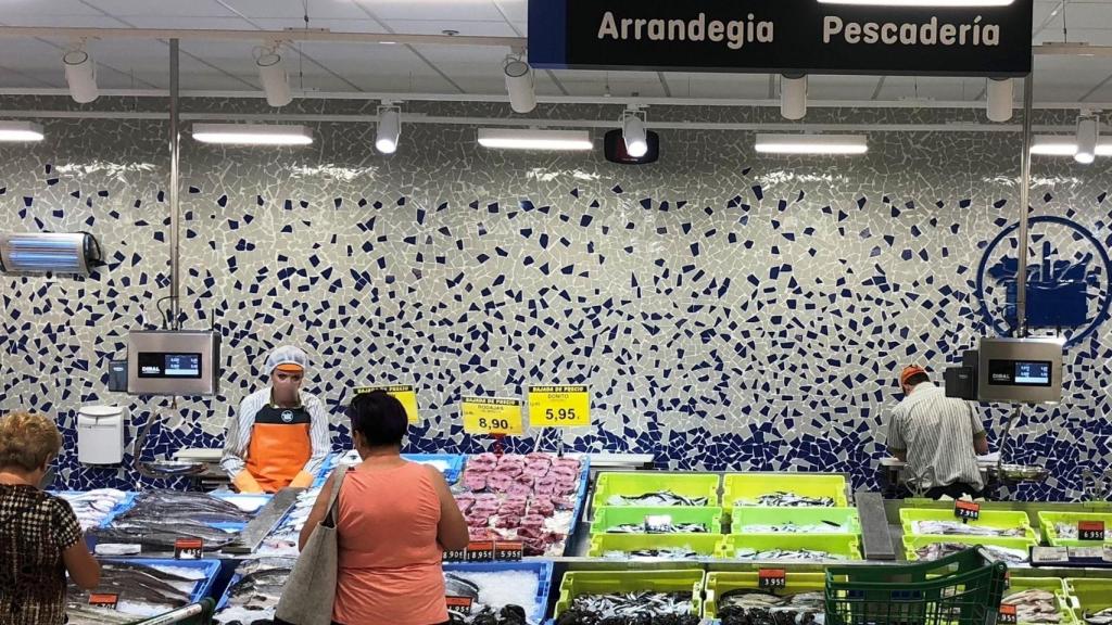 Pescadería de Mercadona. EP.