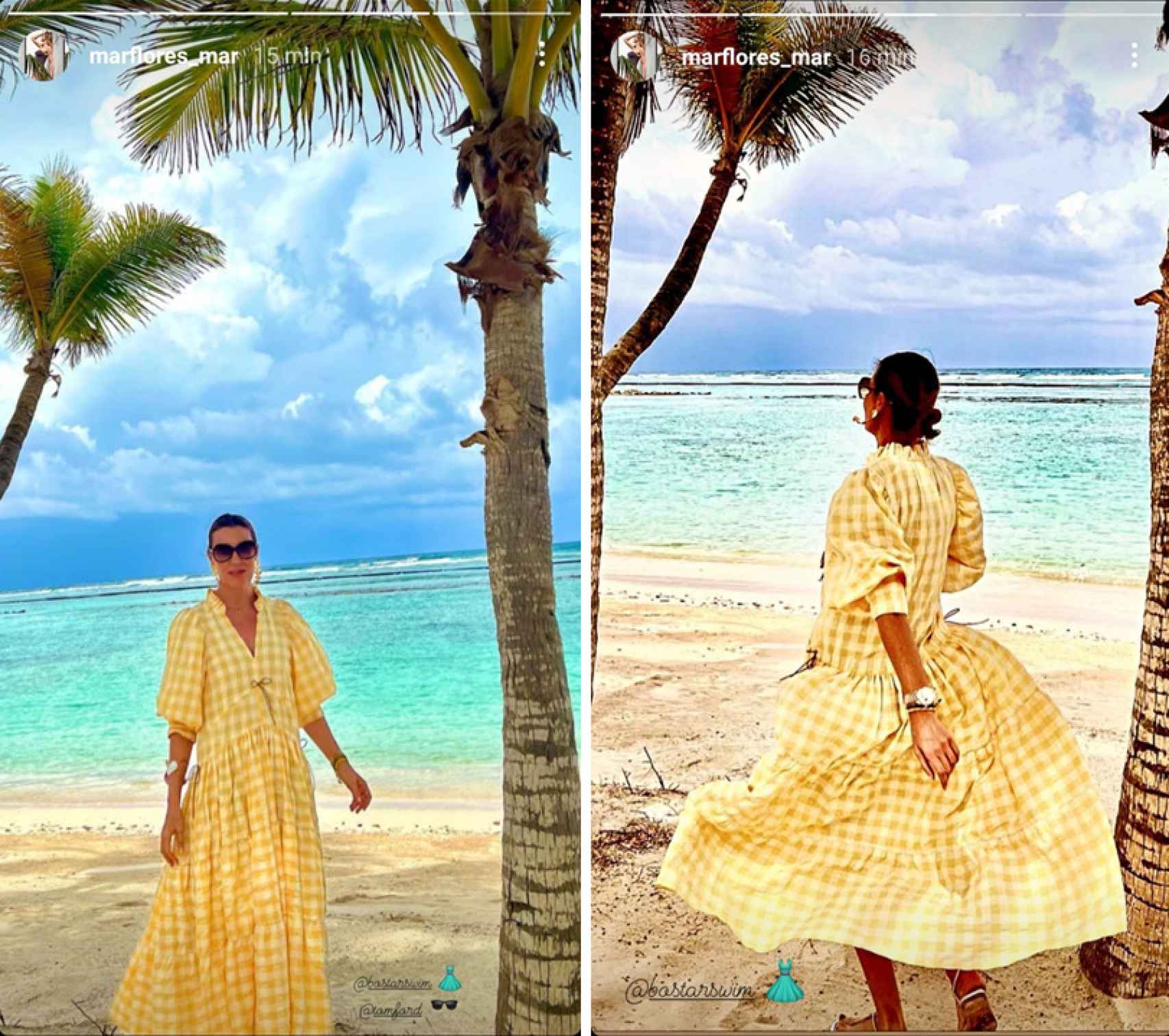 Mar Flores ha abierto su armario al verano con un vestido amarillo de Bo Star.