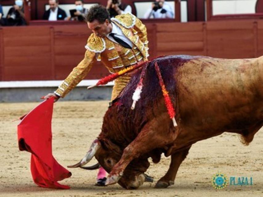 Álvaro de la Calle toreando