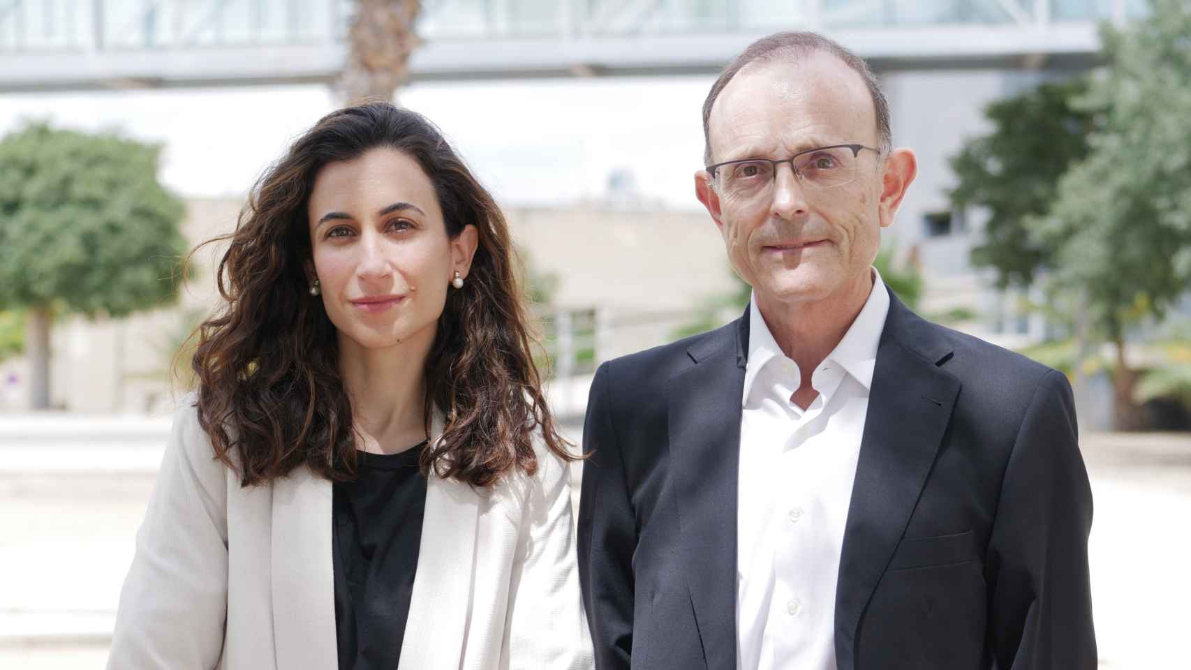 Los Doctores Marta Garcia (Prospera Biotech) y Antonio Ferrer (IDIBE).
