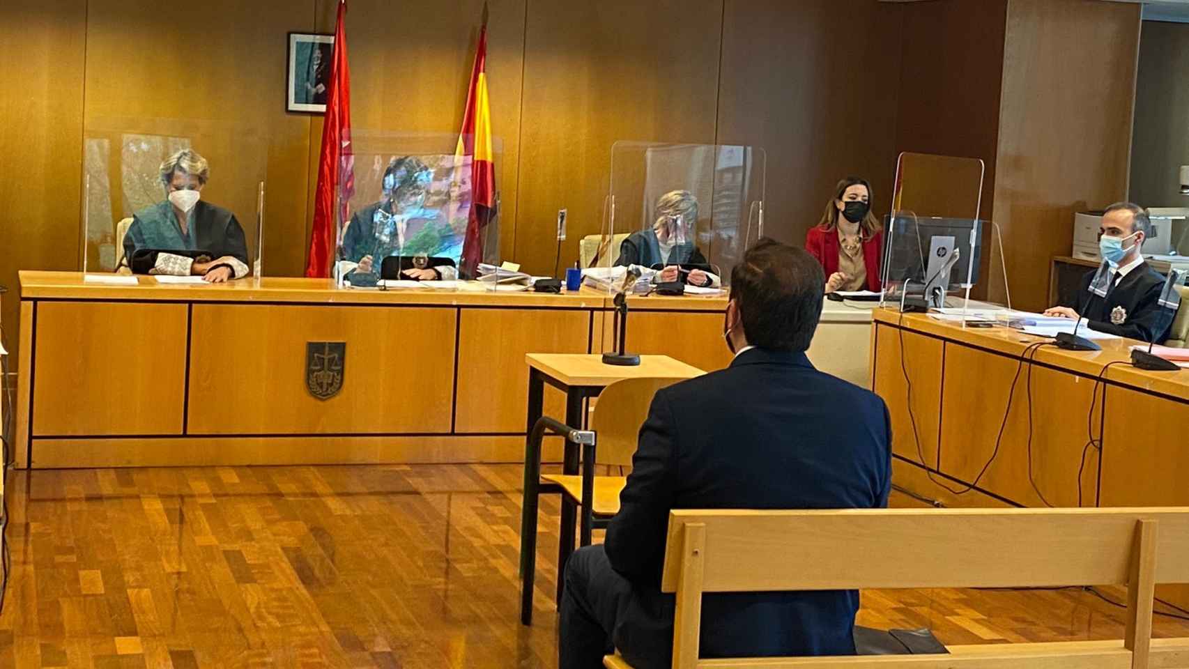 El exdiputado, en el banquillo de los acusados de la Audiencia Provincial de Madrid