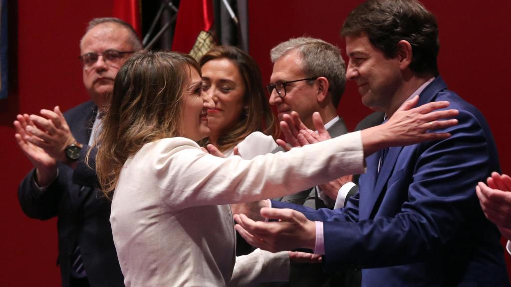 Rocío Lucas en la toma de posesión como consejera de Educación