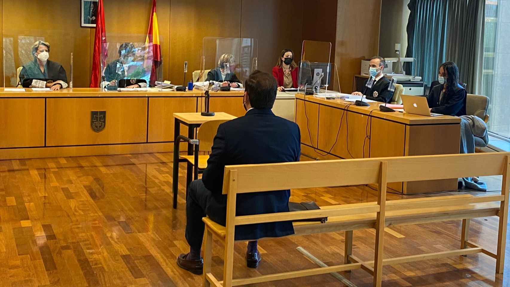 Carlos Hugo Fernández-Roca, este miércoles en el banquillo de los acusados.