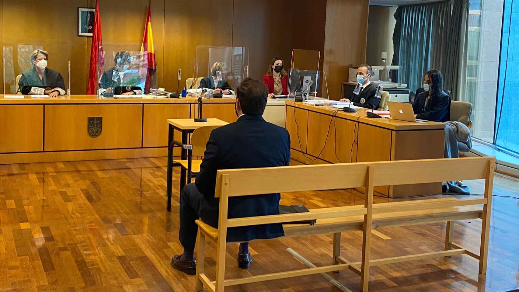 Carlos Fernández-Roca durante su juicio en la Audiencia Provincial de Madrid.