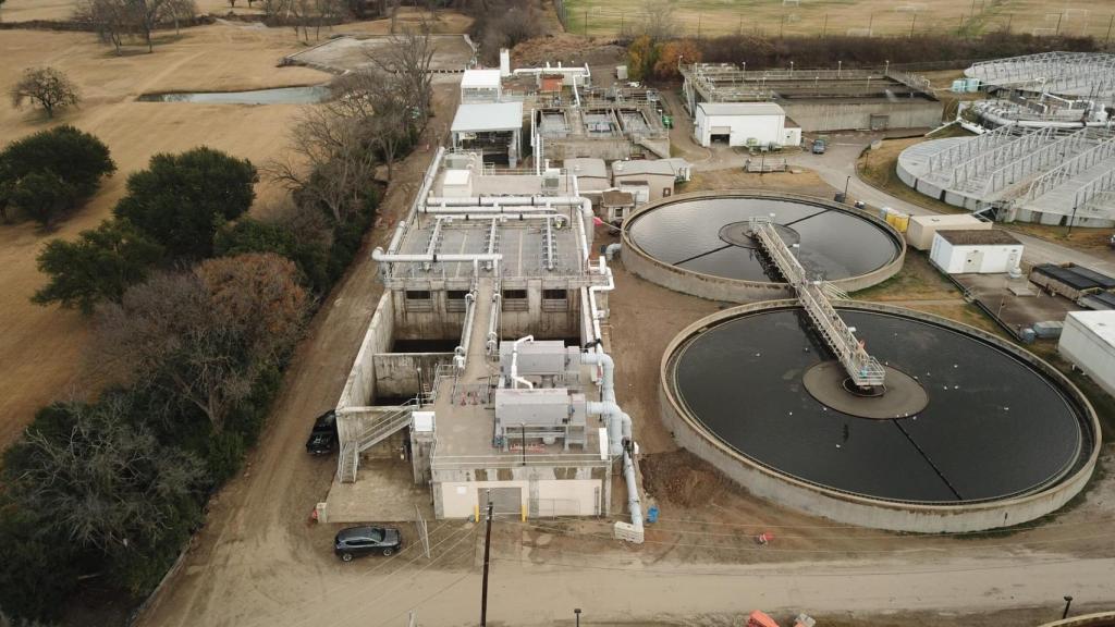 Planta de agua en Estados Unidos.