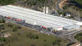 Imagen aérea de la fábrica de Norma Doors en Soria