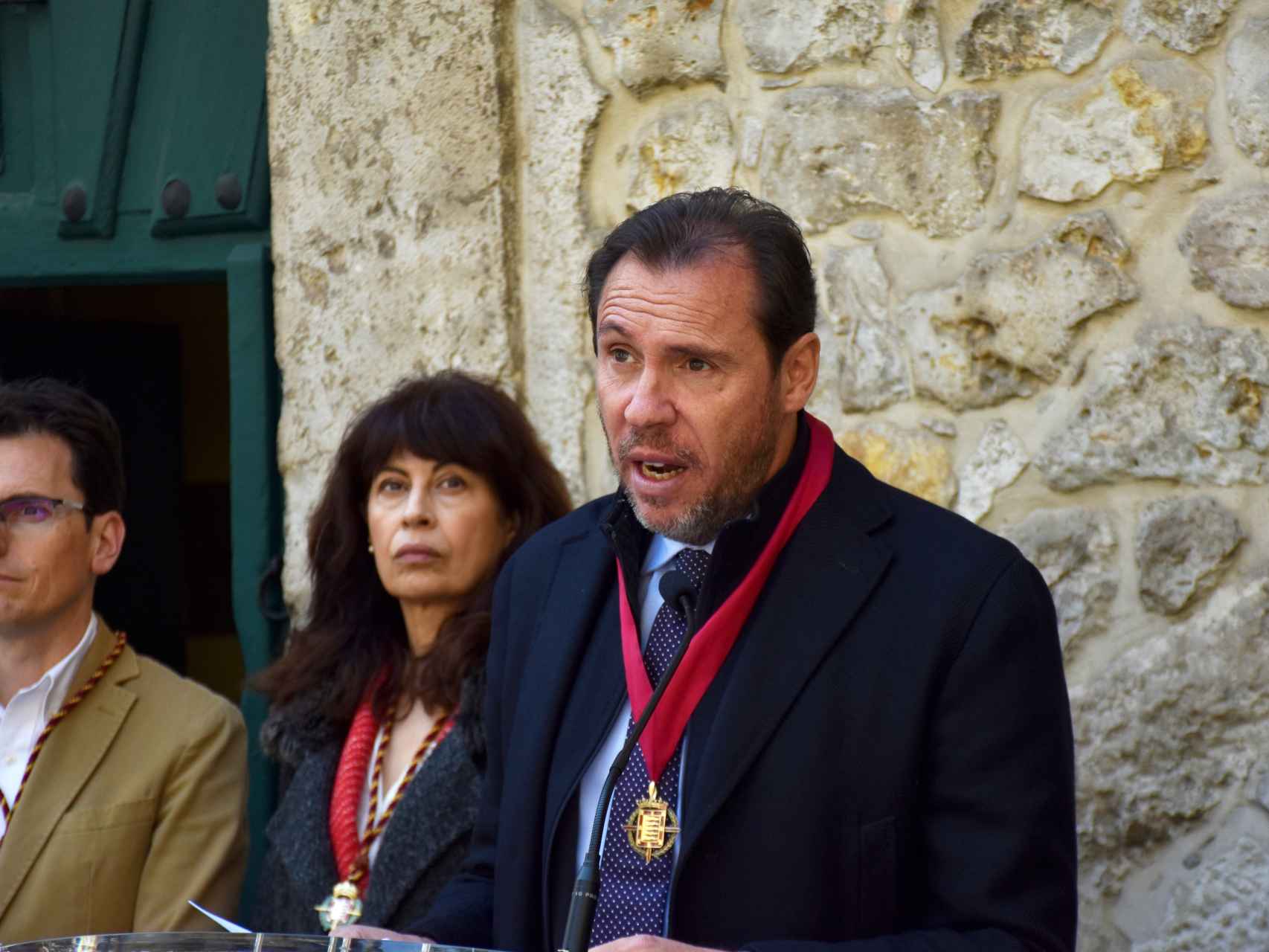 Óscar Puente en el acto homenaje al aniversario de la muerte de Miguel de Cervantes