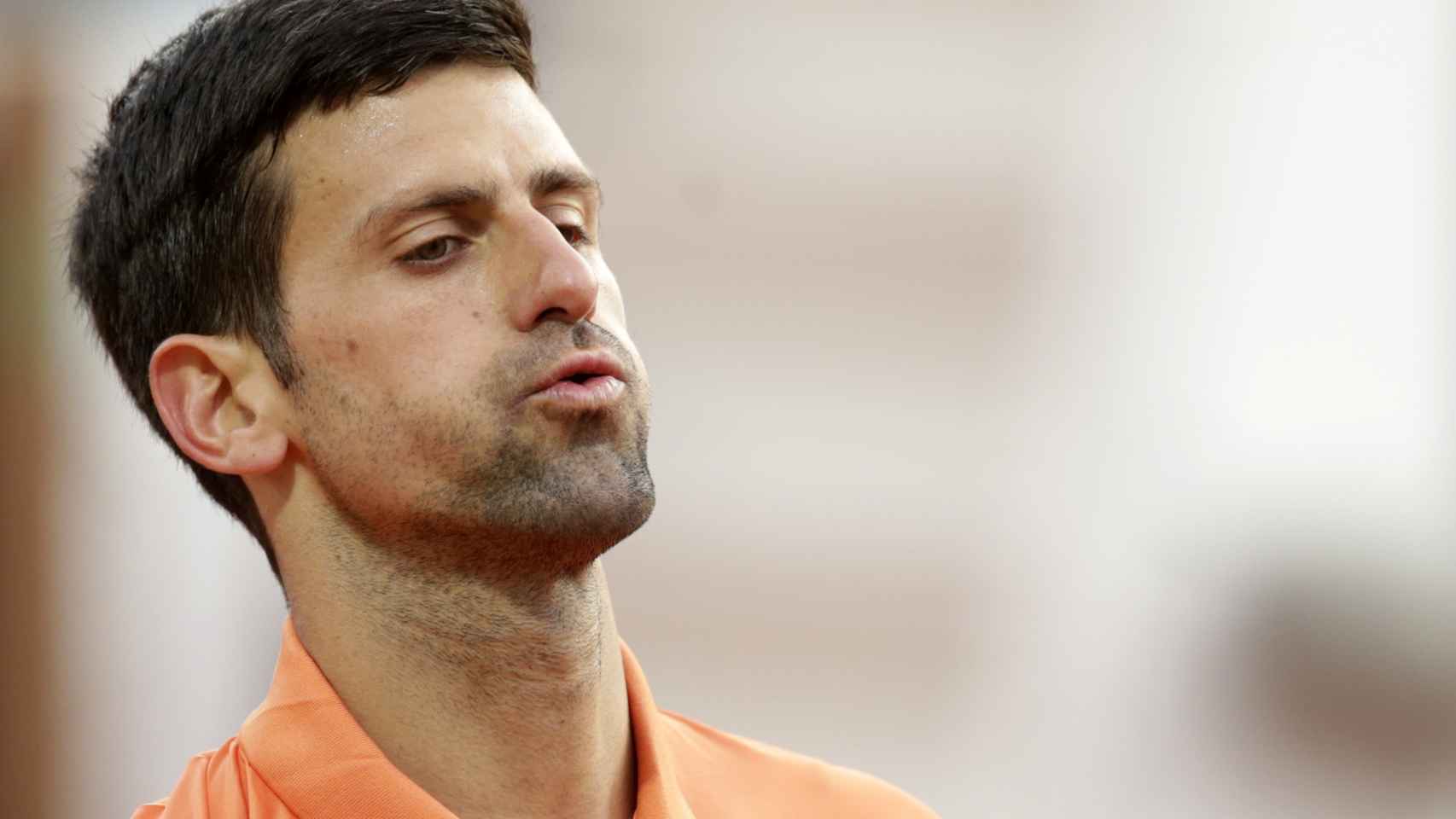 Novak Djokovic, este miércoles, en el torneo de Belgrado