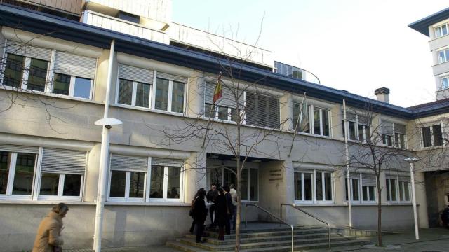 Exterior de la Audiencia Provincial de A Coruña.