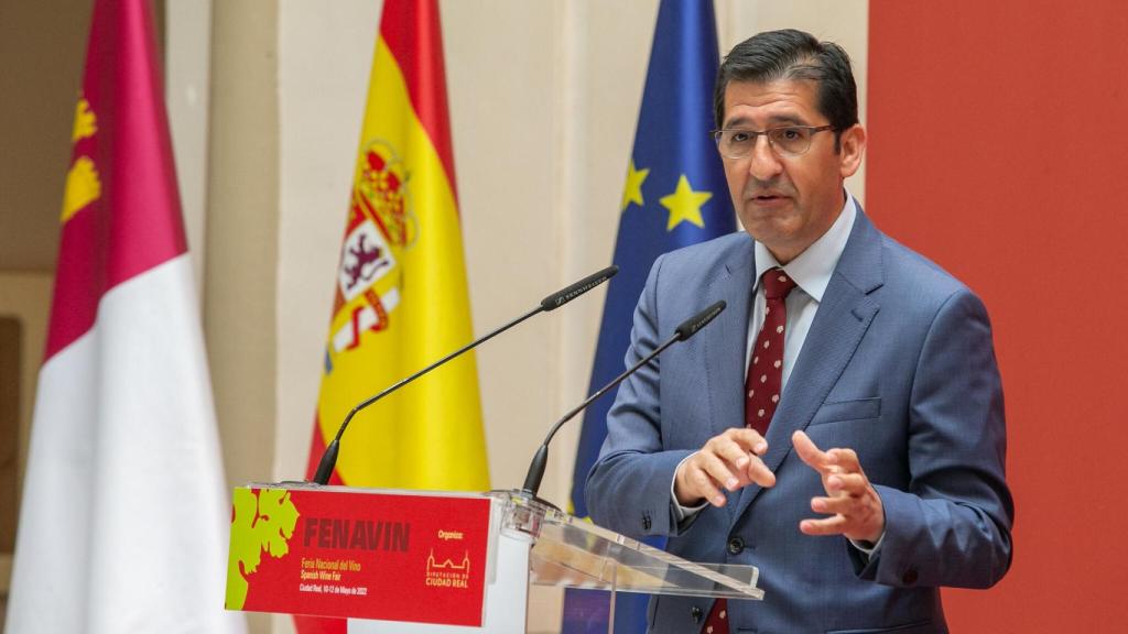 José Manuel Caballero, presidente de la Diputación de Ciudad Real. Foto: JCCM.