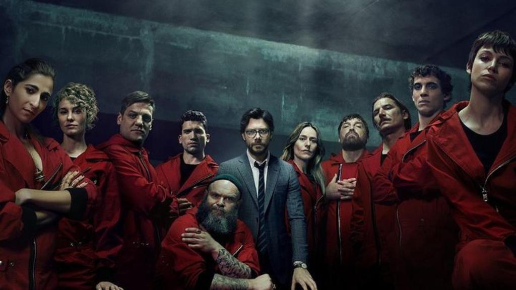 El elenco de 'La casa de papel', la serie española más exitosa de todos los tiempos.