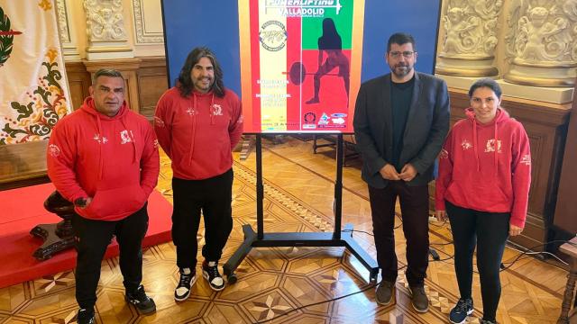 Presentación de la prueba en el Ayuntamiento de Valladolid