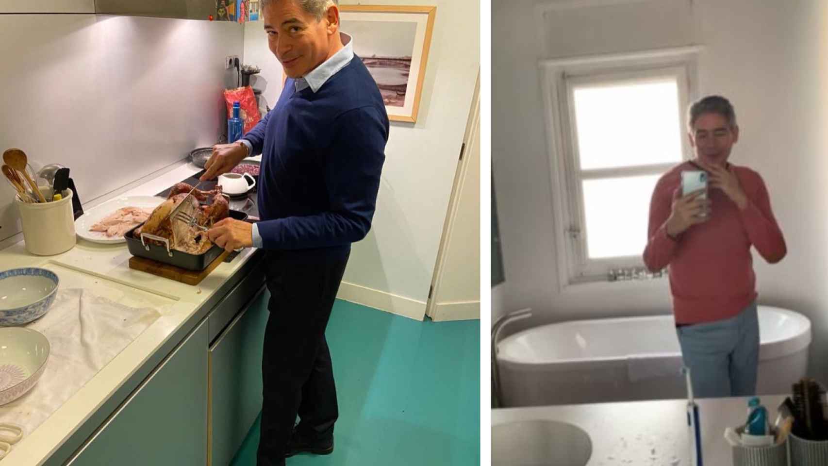 La cocina y el baño de la vivienda de Boris.