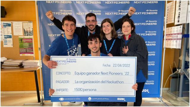 Ganadores del reto ‘Navantia Next Pioneers’.