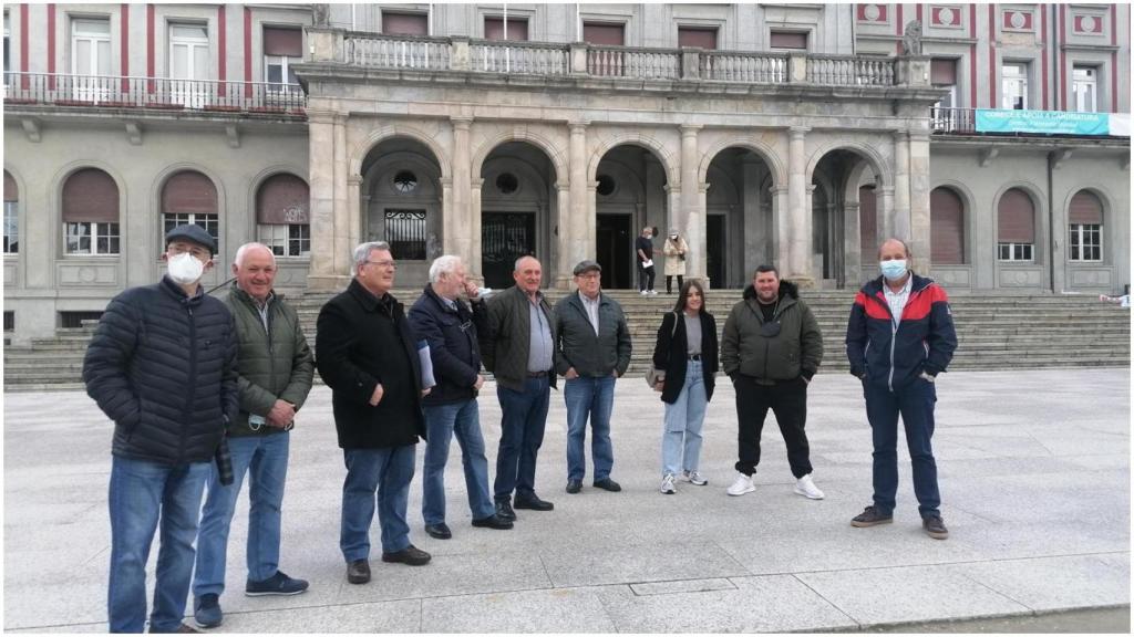 Representantes de la zona rural de Ferrol.