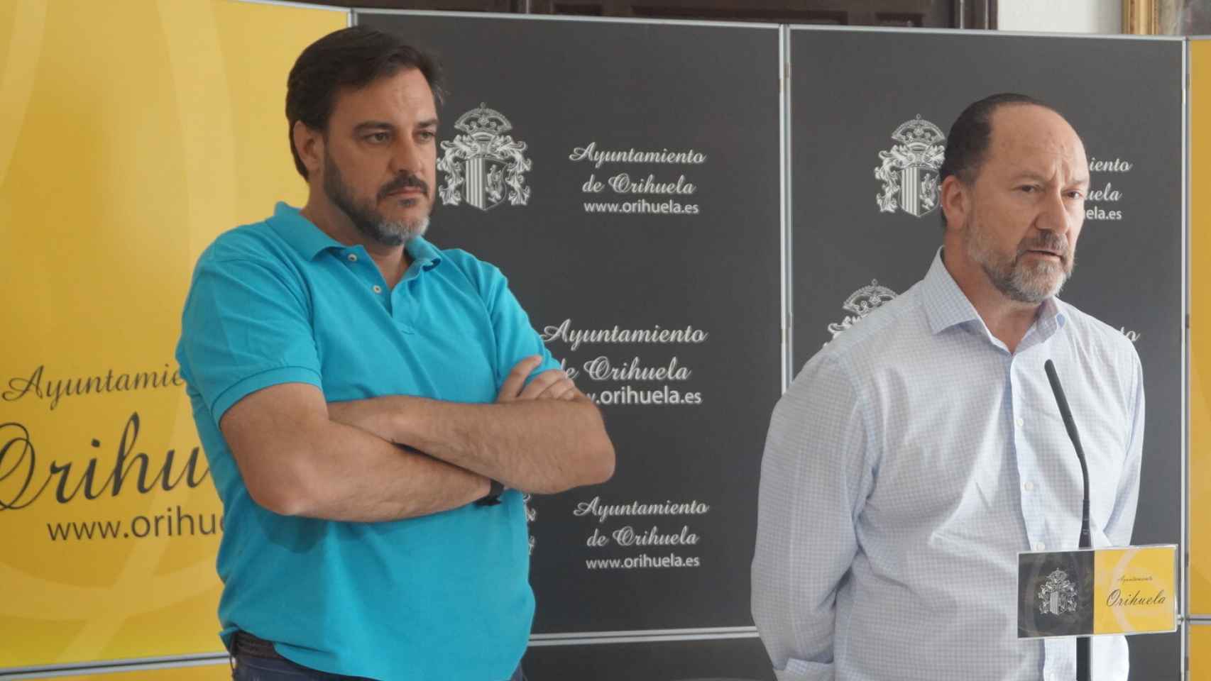 Emilio Bascuñana (PP) y Juan Ignacio López-Bas (Cs).