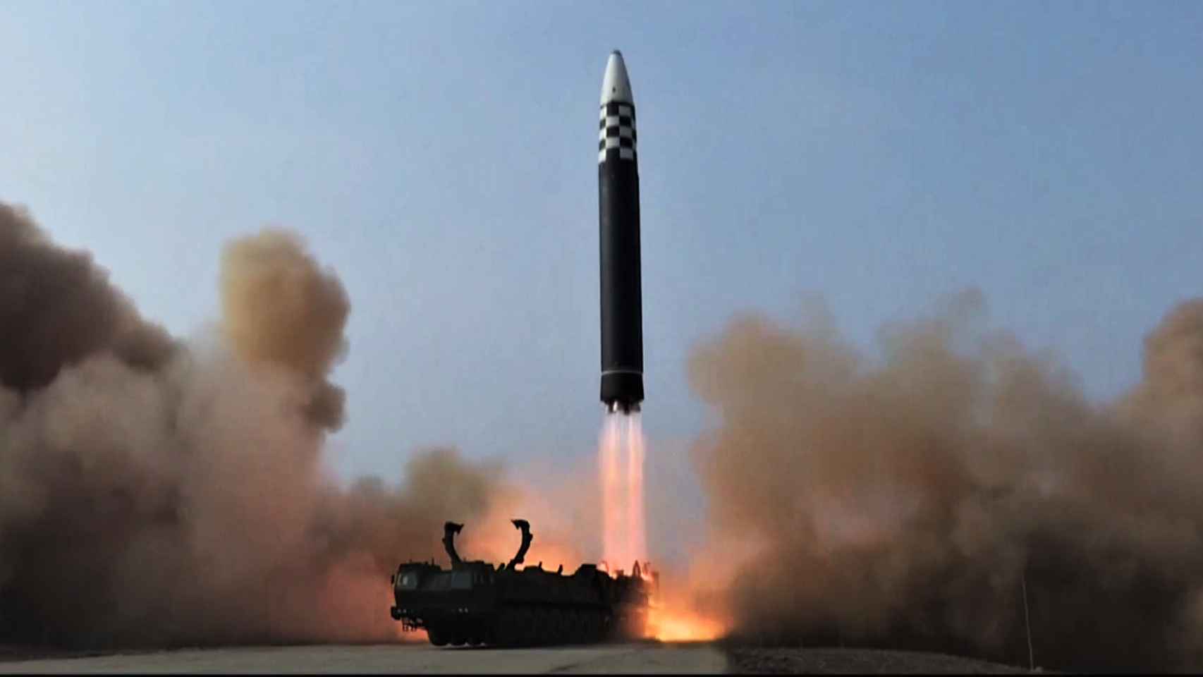 Lanzamiento del misil norcoreano Hwasong-17