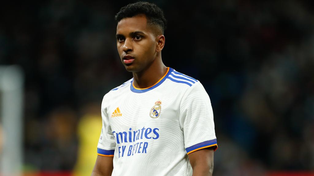 Rodrygo Goes, en un partido del Real Madrid de la temporada 2021/2022