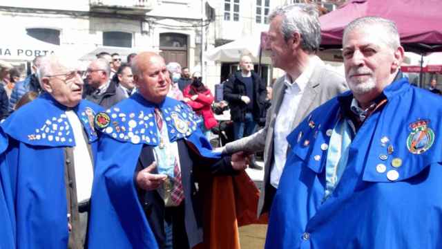 El vicepresidente de la Xunta, Alfonso Rueda, visita la LXII Festa da Lamprea de Arbo (Pontevedra).