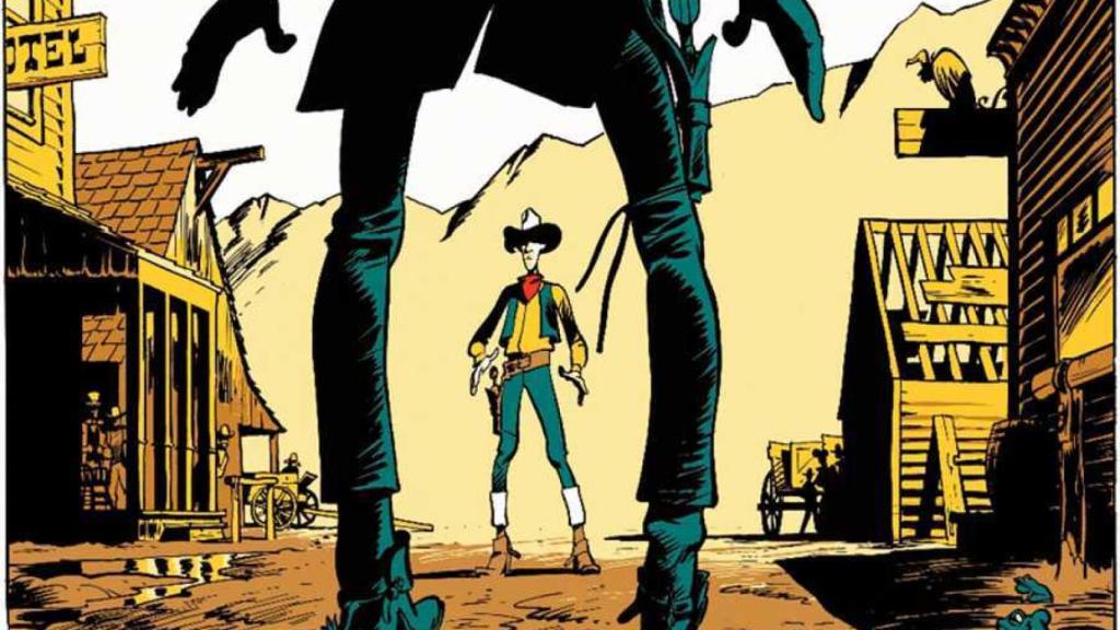 Ilustración de 'El hombre que mató a Lucky Luke'