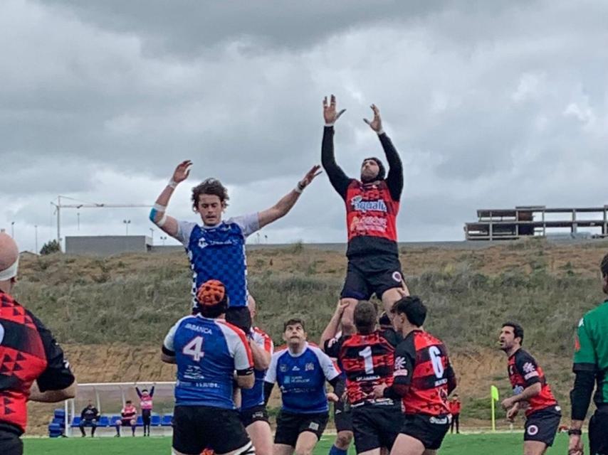 Partido entre el Salamanca Rugby Club y Ferrol Rugby