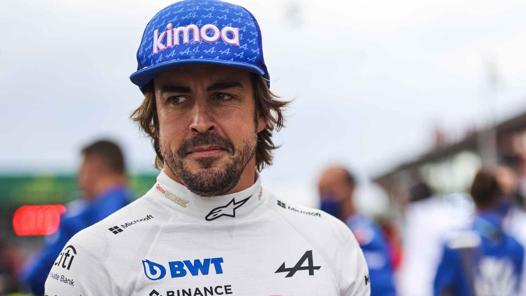Fernando Alonso, durante el Gran Premio de Emilia Romagna de la Fórmula 1 2022