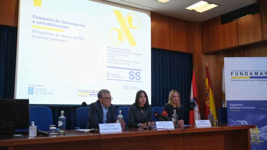 Presentación de la campaña de Fundamar y Xunta de Galicia sobre el sector pesquero.