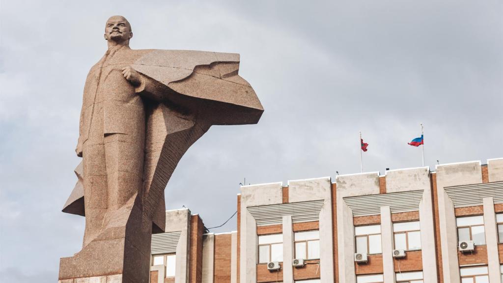 Estatua de Lenin en Tiráspol.