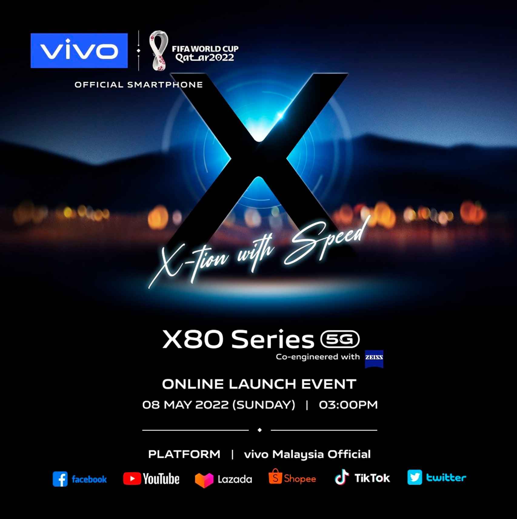 Vivo X80 será lanzado internacionalmente